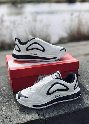 Мужское кроссовки nike air max 720 белое кожаное демисезонное кроссовки найк мужские кроссовки