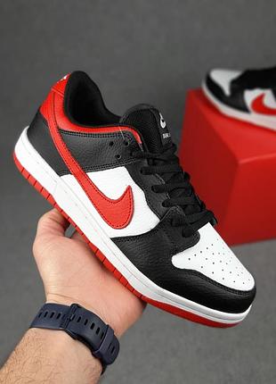 Мужские стильные кроссовки. nike air today 23 низкие. белые с черным и красным