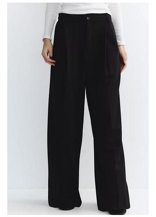 Брюки с двойными защелками zara
