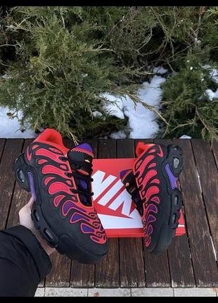 Кроссовки мужское nike air max plus drift black/orange