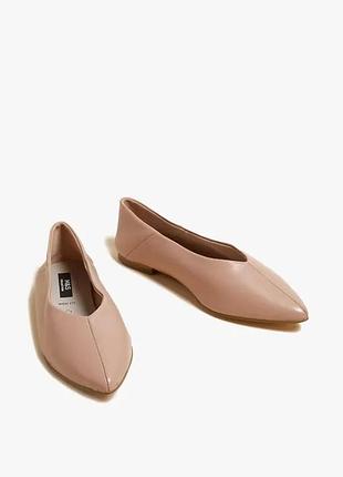 Шкіряні балетки від marks&spencer