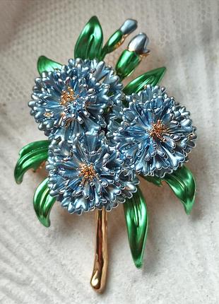 Брошь цветы 4,5 см, цветок