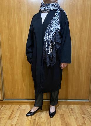 Трикотажный кардиган типа пальто