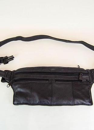 Шкіряна бананка genuine leather