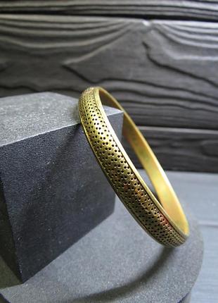 Браслет латунь женский в точечку