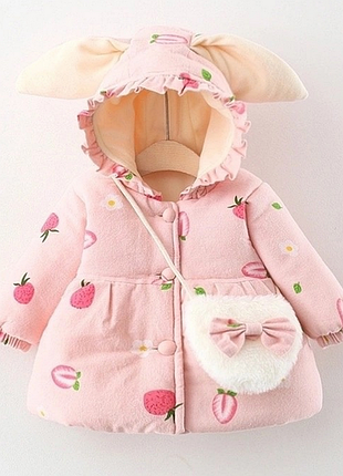 Стильная весенняя куртка с сумочкой для девочек 🥰