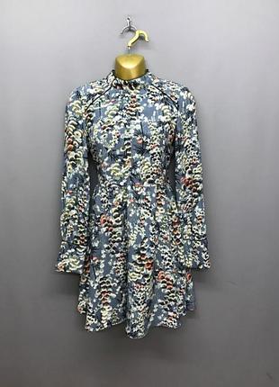 Платье мини с принтом zara