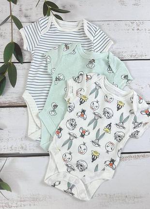 Боди с коротким рукавом primark 0-1-3мис.