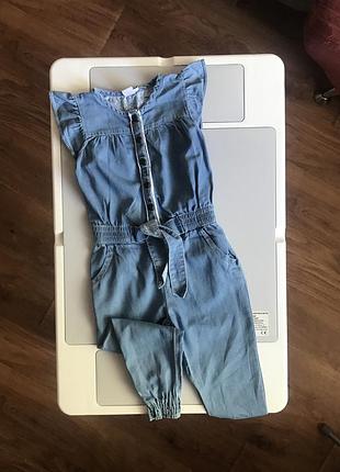 Комбинезон летний джинсовый 2