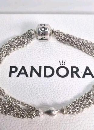 Браслет на одну клипсу пандора pandora