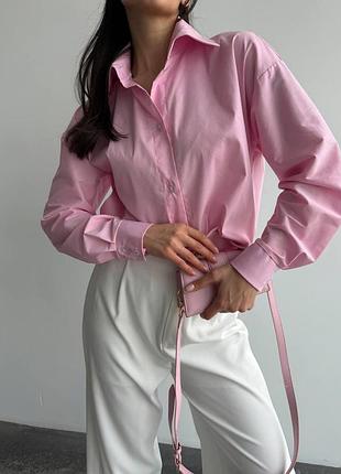Женская оверсайз-рубашка