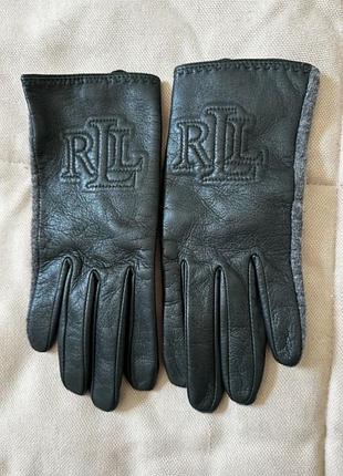 Рукавиці рукавички перчатки ralph lauren шкіра кожа оригінал