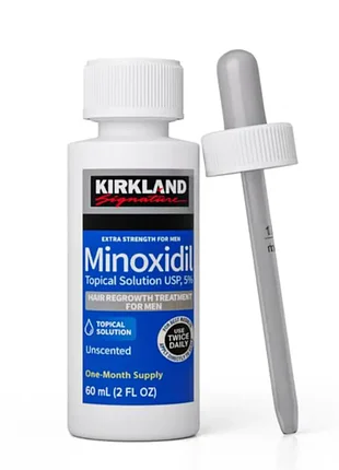 Кіркланд 5% міноксидил kirkland minoxidil засіб проти облисіння та випадання волосся