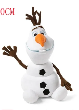 Мягкая игрушка 30см frozen снеговик олаф холодное сердце снеговик плюшевый