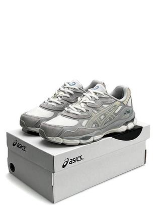 Чоловічі кросівки asics gel-nyc light grey white