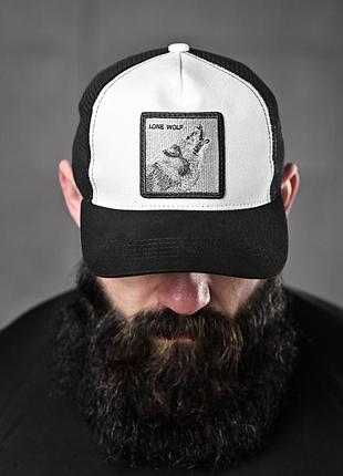 Бейсболка с сеткой lone wolf, бейсболка мужская, мужская бейсболка