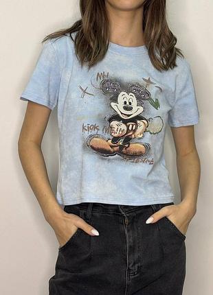 Футболка варенка вкорочена