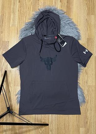 Компрессионная футболка-худи under armour project rock, l/xl-size original