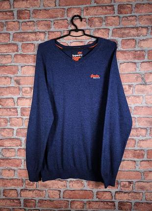 Кофта джемпер пуловер superdry v neck