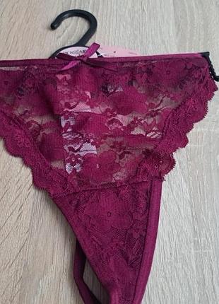 Кружевные стринги hunkemoller xl