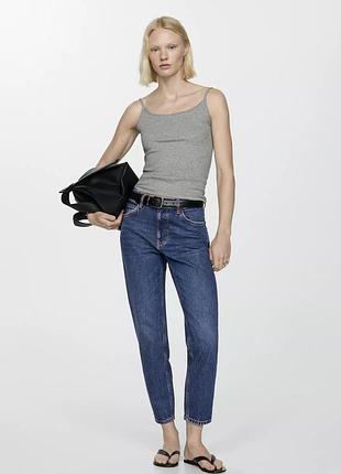 Стильні джинси мом comfort від mango