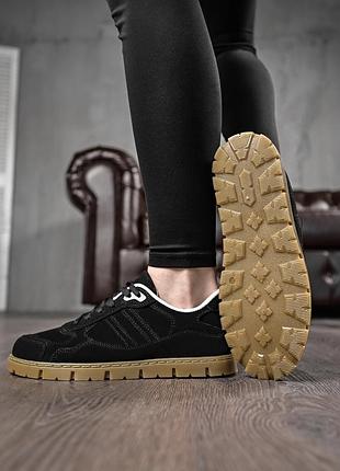 👟 жіночі кросівки чорні замшеві 👟