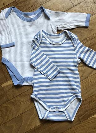 Бодіки довгий рукав для новонароджених