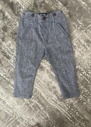 Класичні штани брюки на хлопчика 1-2 роки 92 см