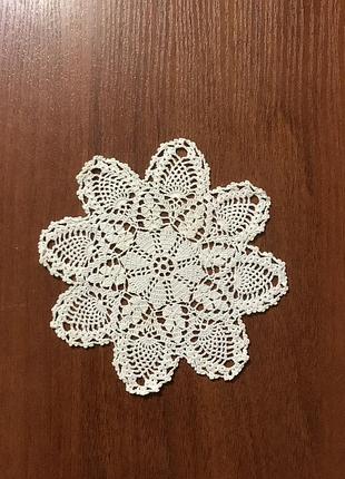 Серветка міні ажурна 13*13см