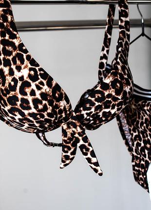Купальник женский pscara beachwear, размер s, леопардовый принт, оригинальный дизайн
