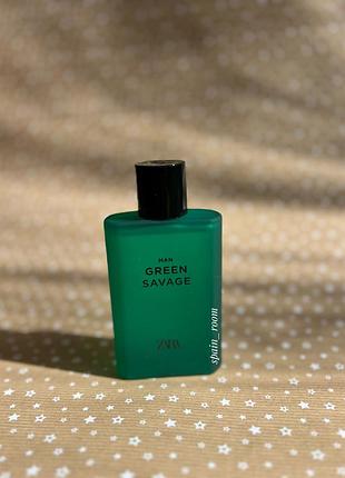 Мужской парфюм zara green savage