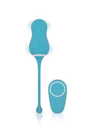 Виброяйце cala azul – elena vibrating egg with remote control, 10 режимов, пульт дк 8
