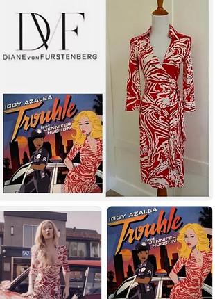 Иконическое шелковое платье diane von furstenberg justin