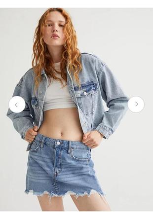 Джинсовая юбка h&amp;m ♥️ мини