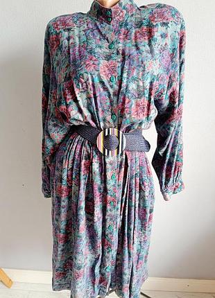 Вінтажна сукня, квітковий принт.