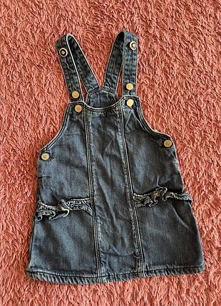 Джинсовий сарафан для дівчинки
