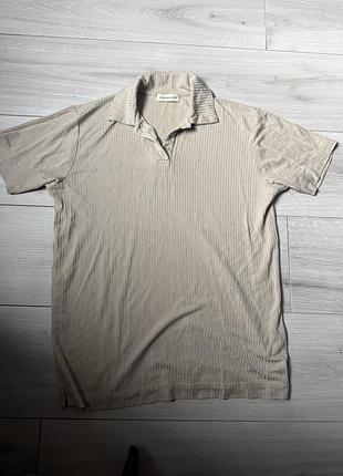 Футболка поло из чистого шелка