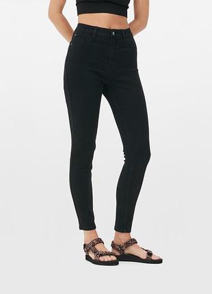 Базовые черные скинни primark 42/xl