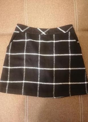 Стильная теплая юбка