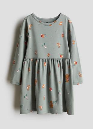 Хлопковое платье h&amp;m 134/140 (8-10р), 122/128 (6-8y)