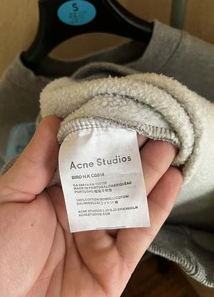 Жіночий світшот acne studios grey beta say no to drugs5 фото