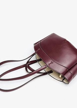 Оригинальная сумка burgundy zara