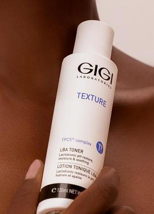 Gigi texture lba toner - тонер пілінг з гіалуроновою кислотою