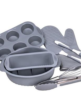 Набір для випічки 8 предметів силіконові форми та аксесуари
