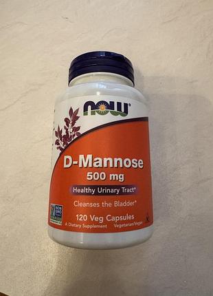 Now foods d-mannose 500mg