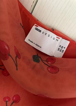 Платье в вишню р.м asos 7