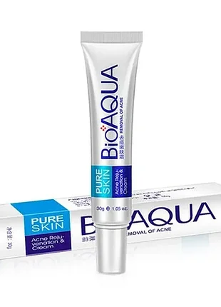 Крем bioaqua против акне и воспалений для лица.