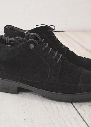 Baldinini italy чоловічі туфлі дезерти замша чорного кольору оригінал 42 розмір