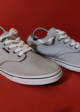 Кеди vans athletic leather 40.5р. 26см