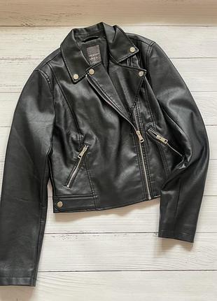 Косуха пиджак из экокожи xs